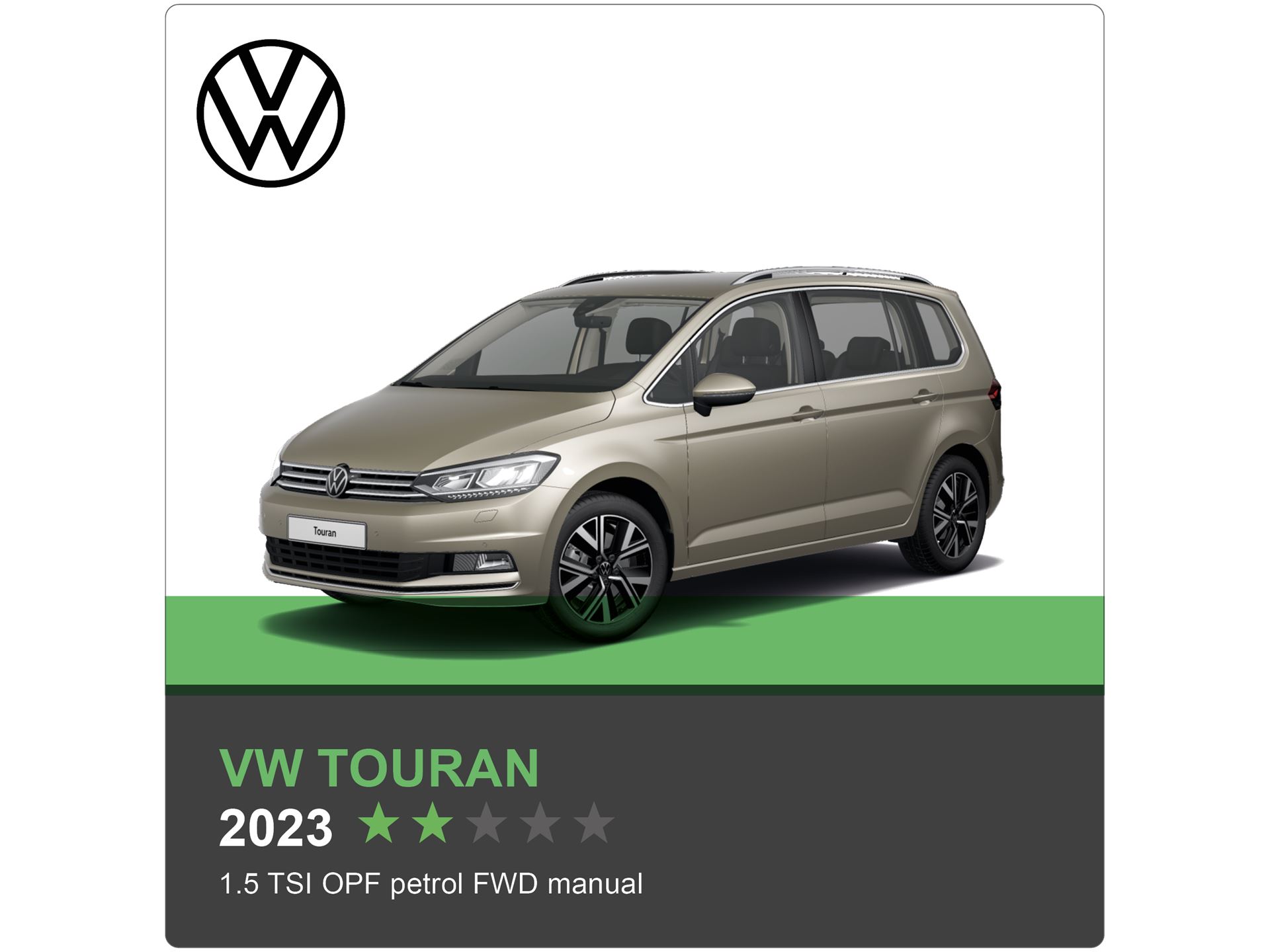 VW Touran Green NCAP results 2023