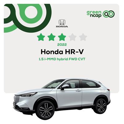 Honda HR-V Green NCAP results 2022