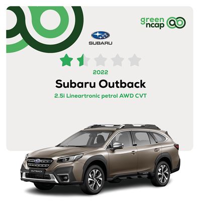 Subaru Outback Green NCAP results 2022