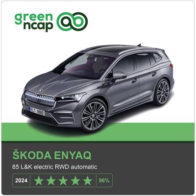 koda Enyaq Green NCAP results 2024