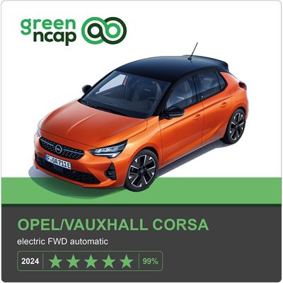 Opel Vauxhall Corsa Green NCAP results 2024