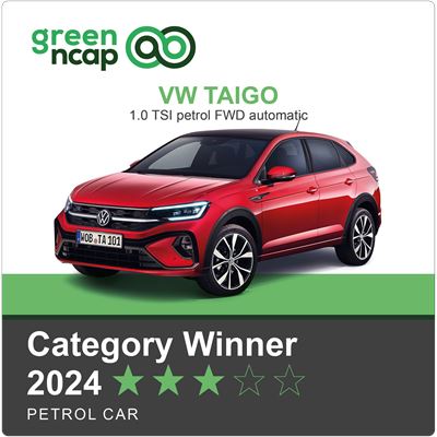 VW Taigo Green NCAP Category Winner 2024 Petrol Car