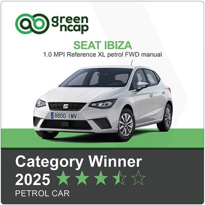 SEAT Ibiza Green NCAP Category Winner 2025 Petrol Car
