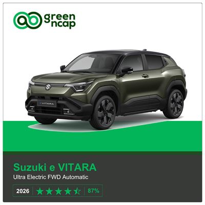 Suzuki e VITARA Green NCAP results 2026