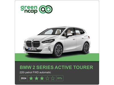 BMW 2 Series Active Tourer Green NCAP results 2024