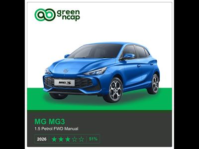 MG MG3 Green NCAP results 2026