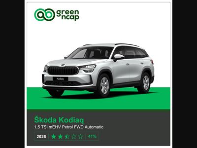 koda Kodiaq Green NCAP results 2026