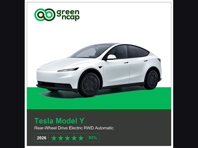 Tesla Model Y Green NCAP results 2026