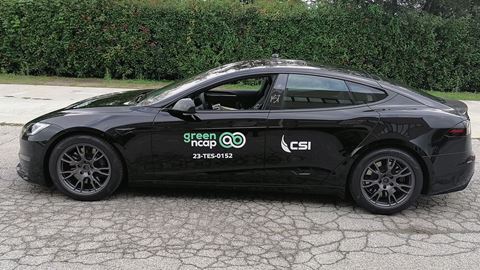 Tesla Model S Green NCAP results 2023