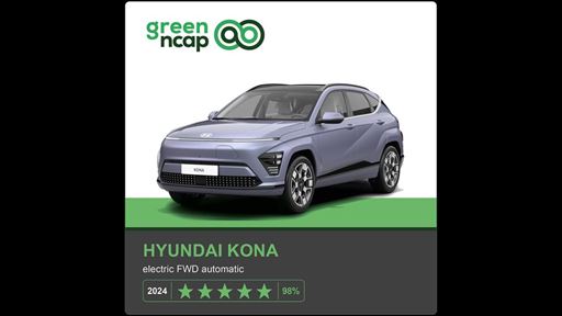 Hyundai KONA Green NCAP results 2024