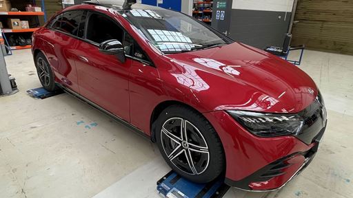 Mercedes Benz EQE 350 Green NCAP results 2025