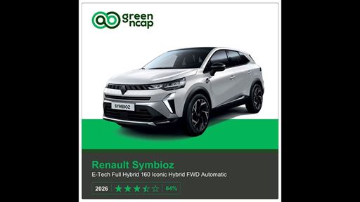 Renault Symbioz Green NCAP results 2026
