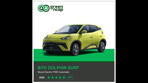 BYD DOLPHIN SURF Green NCAP results 2026
