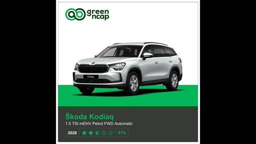 koda Kodiaq Green NCAP results 2026