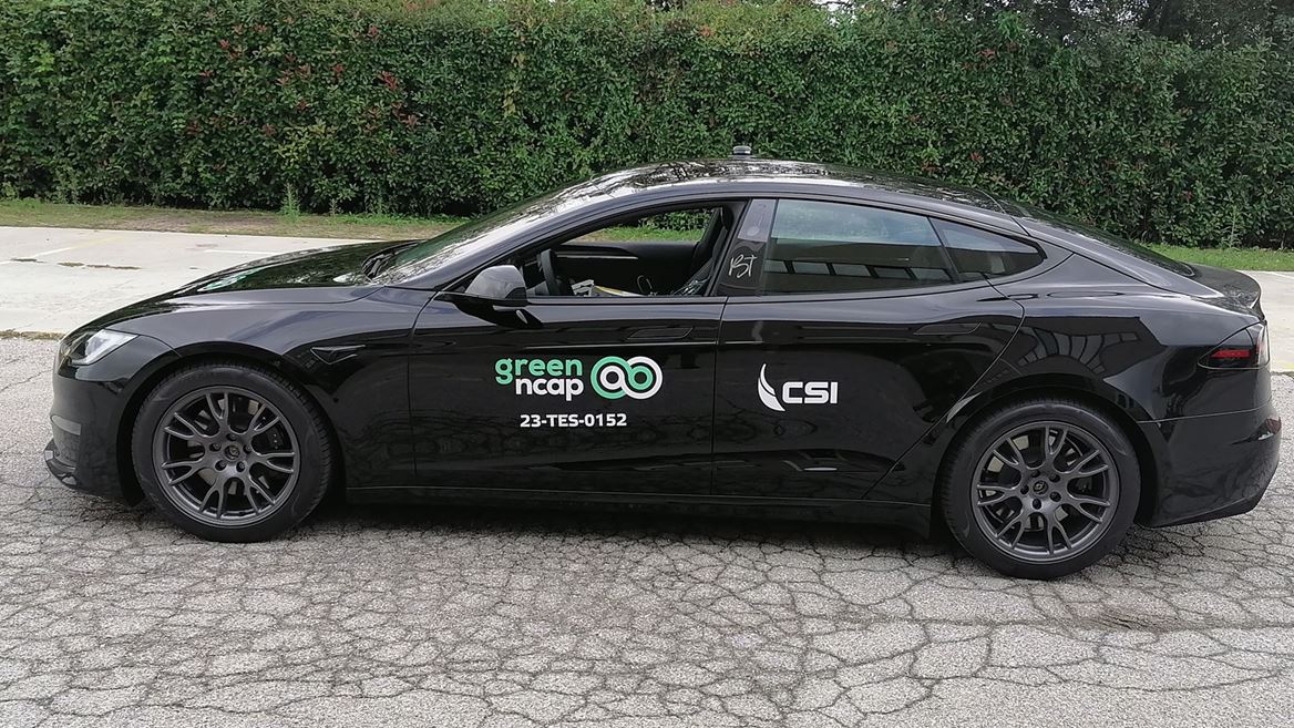 Tesla Model S Green NCAP results 2023