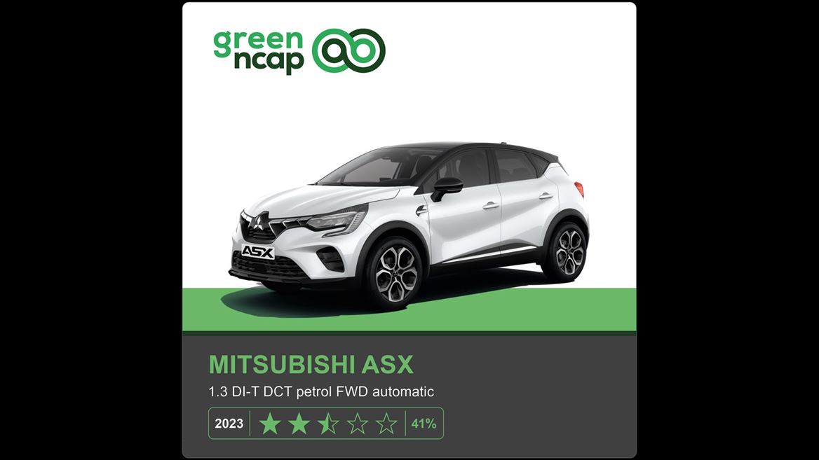 Mitsubishi ASX Green NCAP results 2023