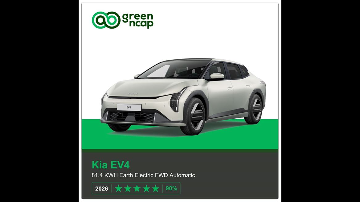 Kia EV4 Green NCAP results 2026