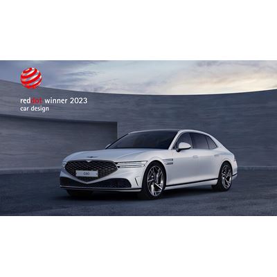 GENESIS G90 TAKES HOME 2023 RED DOT DESIGN AWARD FOR PRODUCT DESIGN