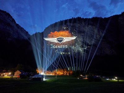 Hello Europe 3D Projection Launch | This Is Genesis | Genesis Europe