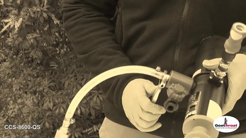 CCS-8600 - Quick Switch Set up Air input on pump