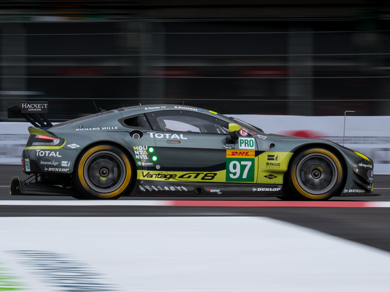 Aston Martin Racing took its first GTE-Pro win on Dunlop n the inaugural Six Hours of Mexico Aston Martin Racing took its first GTE-Pro win on Dunlop n the inaugural Six Hours of Mexico
