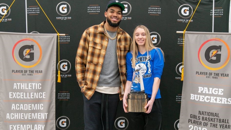 2019-20 Gatorade National Girls Basketball Player of the Year Award Winner Paige Bueckers