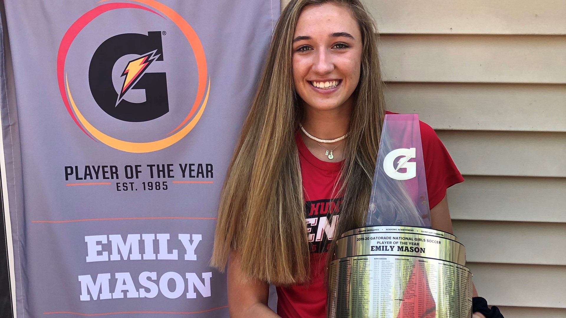 2019-20 Gatorade National Girls Soccer Player of the Year Award Winner Emily Mason