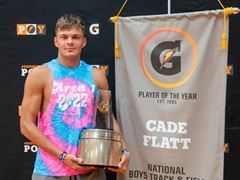 2021-22 Gatorade National Boys Track and Field Player of the Year Award Winner Cade Flatt