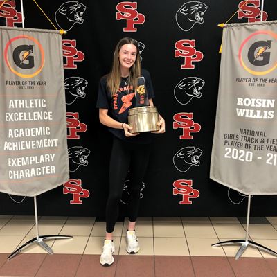 Roisin Willis and Hobbs Kessler Named 2020-21 Gatorade® National Track and Field Players of the Year