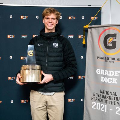 2021-22 Gatorade National Boys Basketball Player of the Year Award Winner Gradey Dick