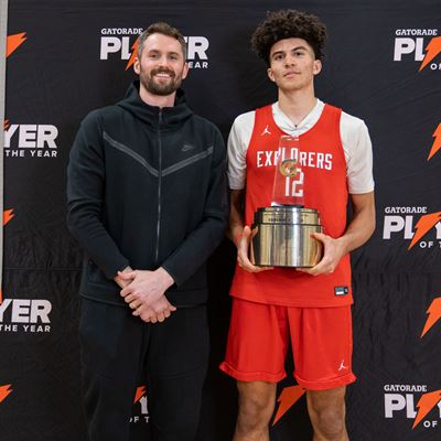 2022-23 Gatorade National Boys Basketball Player of the Year Award Winner Cameron Boozer