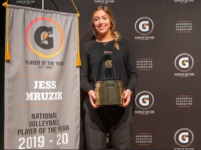 2019-20 Gatorade National Volleyball Player of the Year Award Winner Jess Mruzik