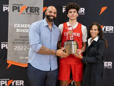 2022-23 Gatorade National Boys Basketball Player of the Year Award Winner Cameron Boozer
