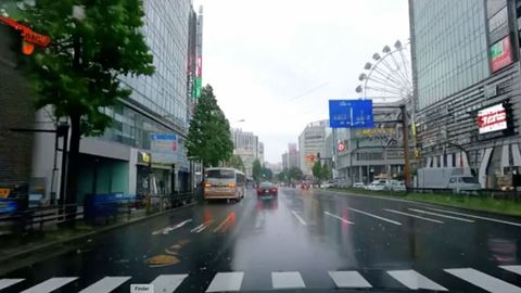 AI generated driving scene Tokyo