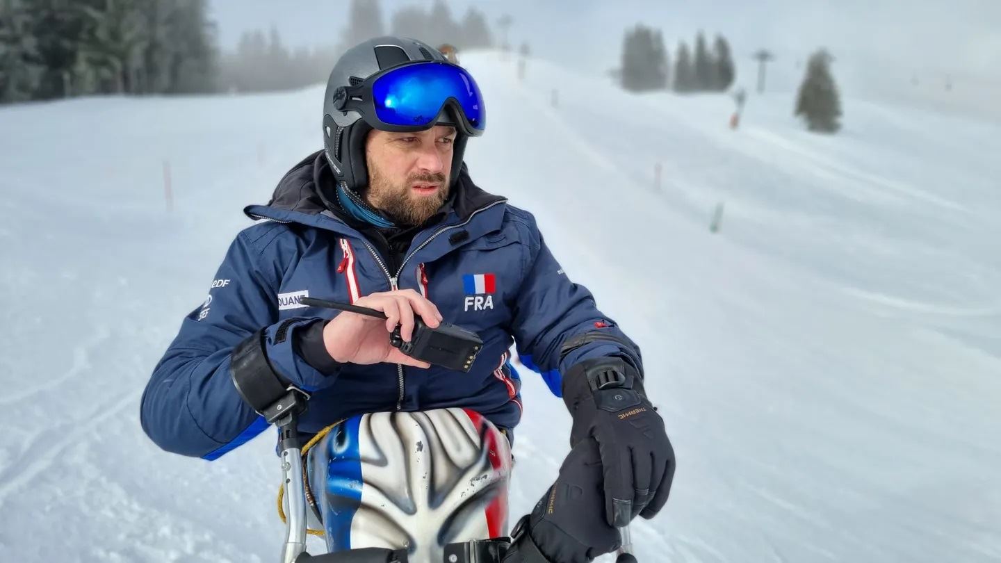 Yohann Taberlet FRA former Para Alpine Skiing World Cup athlete and FIS Technical Delegate