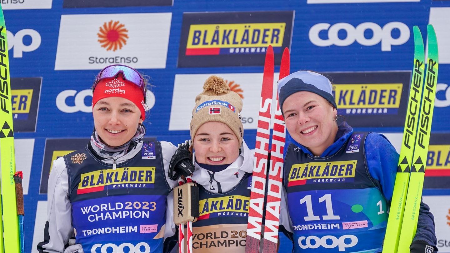 Natalie Wilkie (CAN), Vilde Nilsen (NOR) and Sydney Peterson (USA)