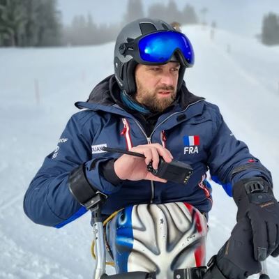 Yohann Taberlet FRA former Para Alpine Skiing World Cup athlete and FIS Technical Delegate