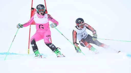 Kalle Ericsson sport class AS2 and his guide Sierra Smith CAN