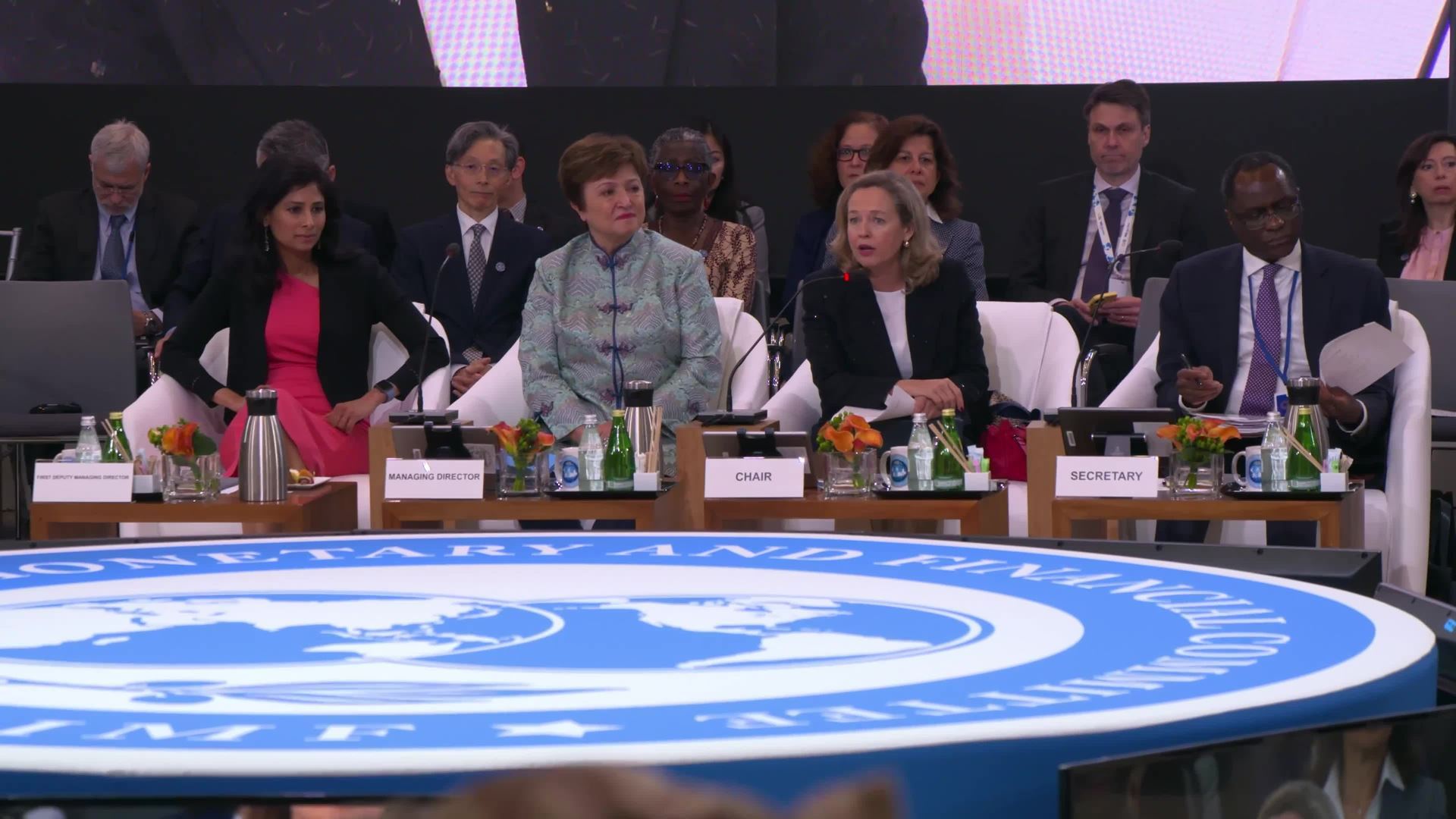 IMF Meetings Plenary B-Roll