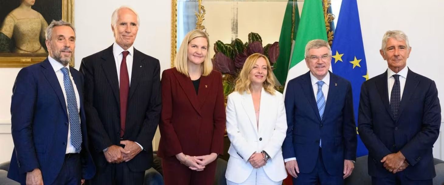Giorgia Meloni re oit le pr sident du CIO et la pr sidente lue au Palazzo Chigi