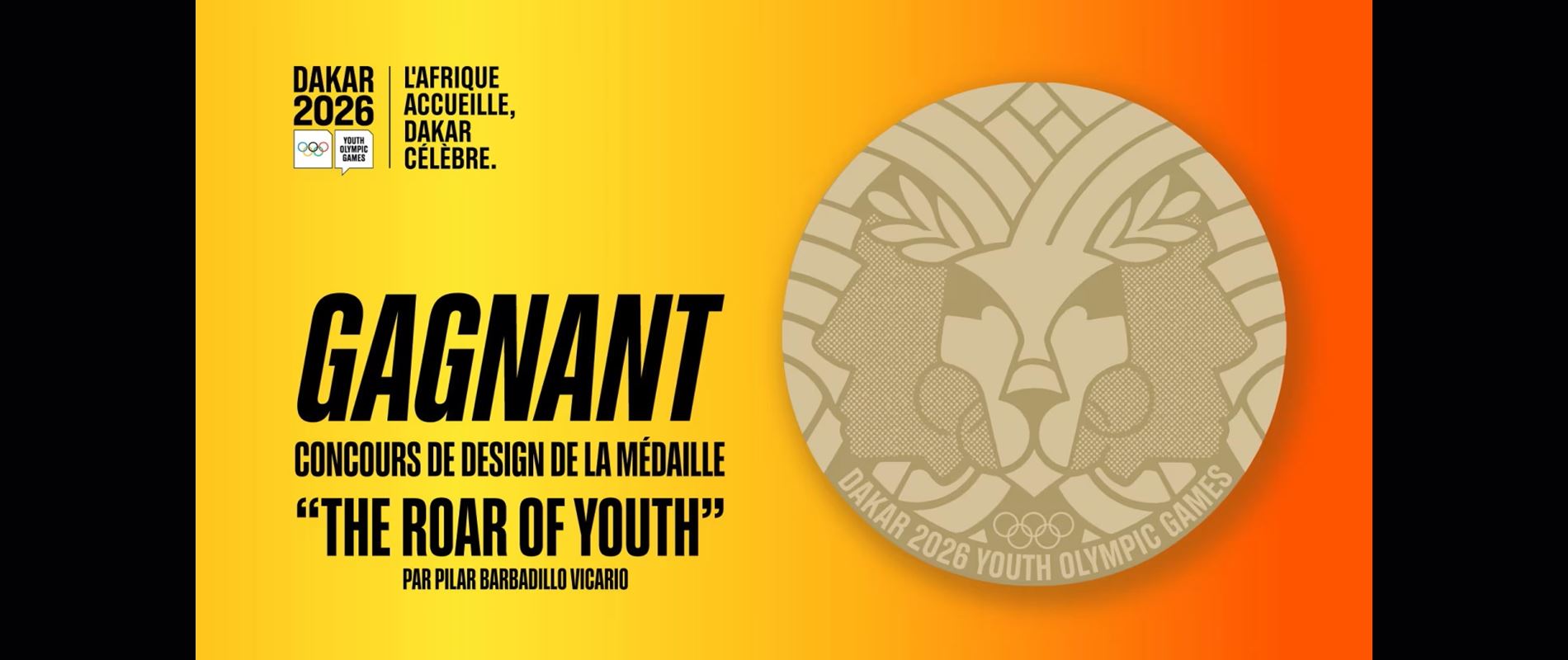 Le motif retenu pour les m dailles des Jeux Olympiques de la Jeunesse de Dakar 2026 est d voil