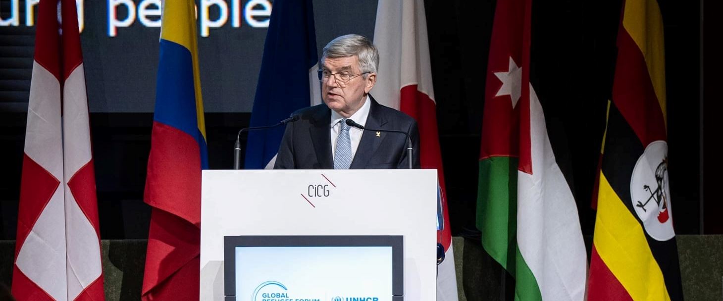 IOC Honorary President and ORF Chair Bach We will strengthen our support for refugees around the world