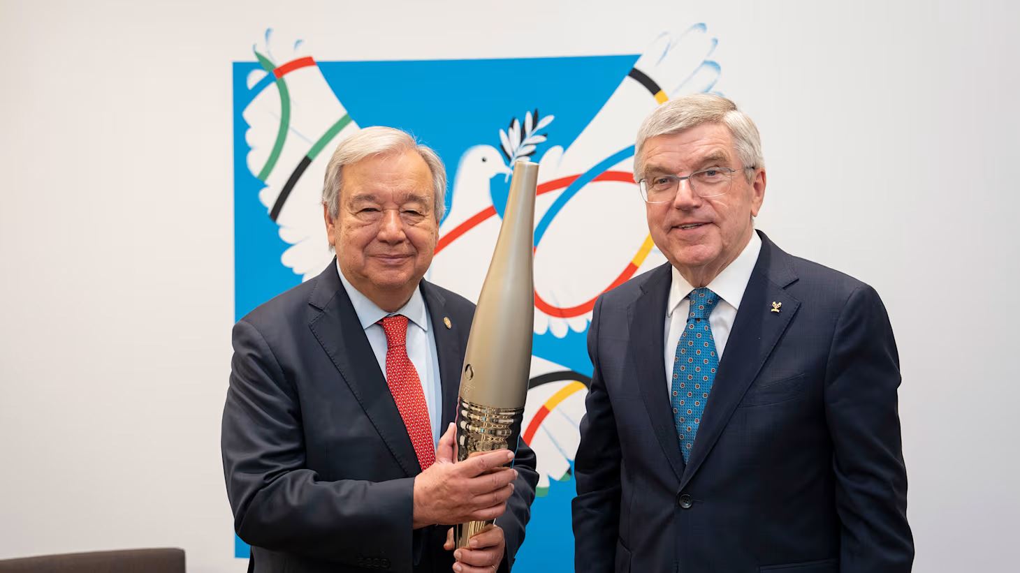 IOC President and United Nations Secretary General meet in Paris