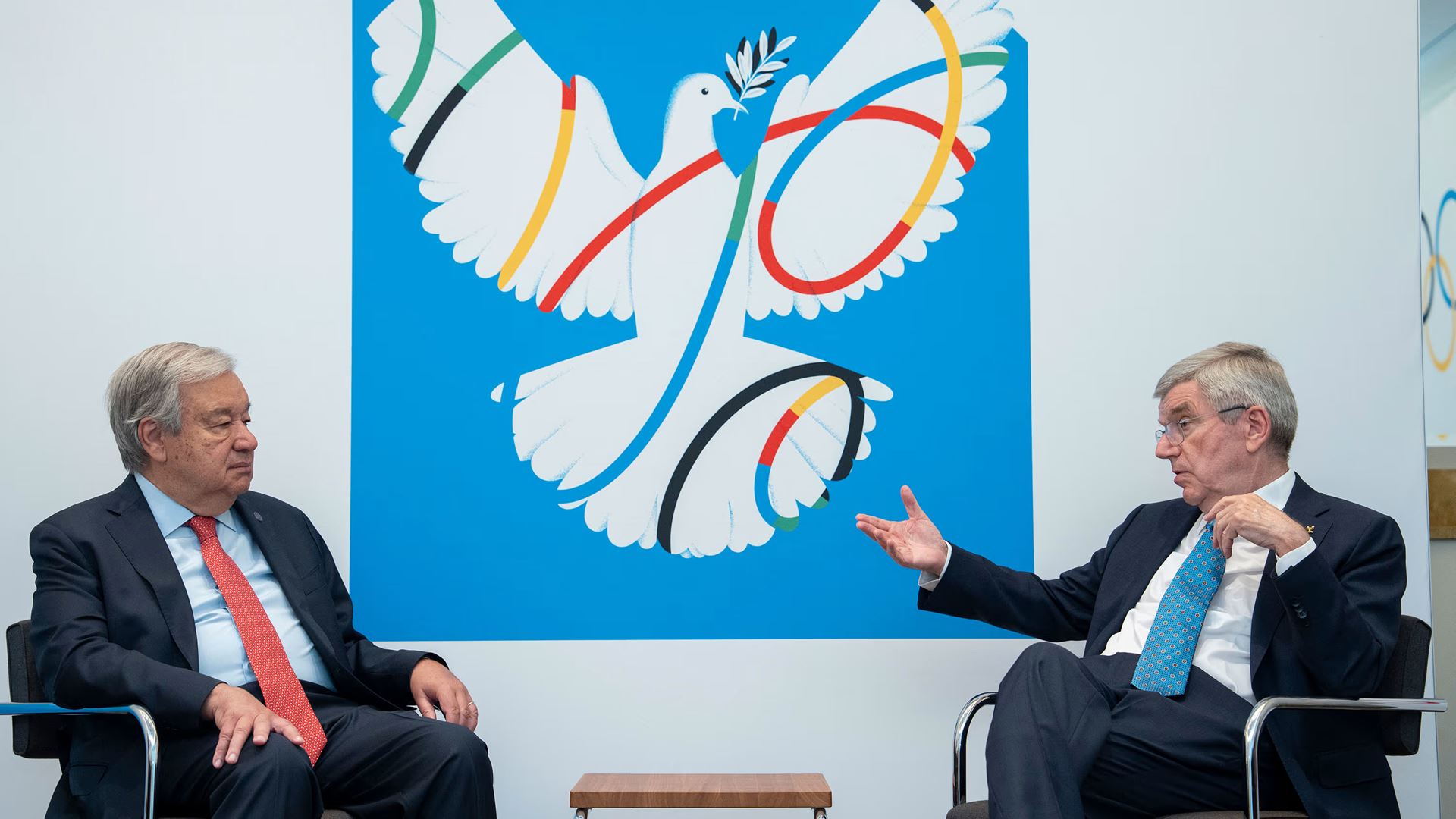 IOC President and United Nations Secretary General meet in Paris