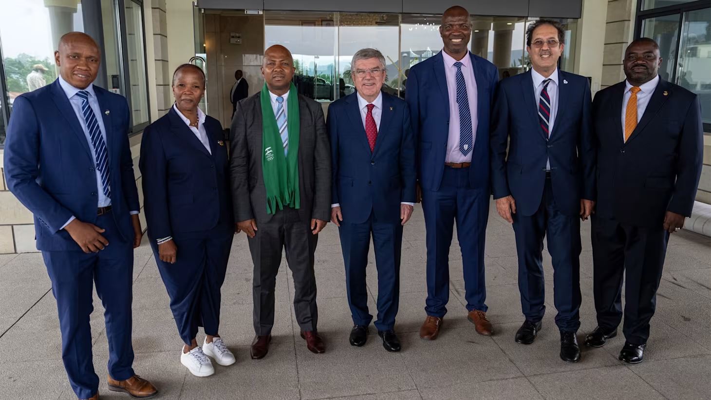 IOC President Bach visits Lesotho