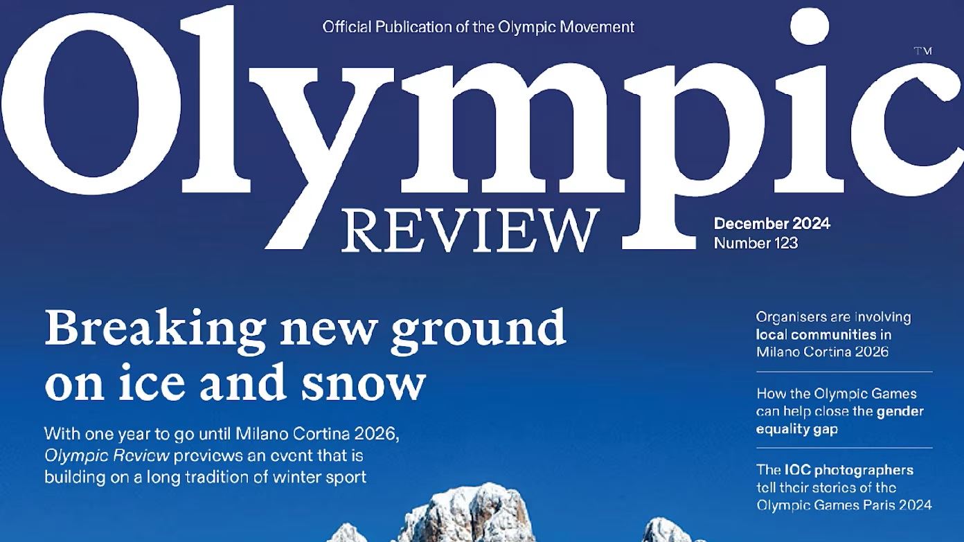 Just published Olympic Review begins the countdown to Milano Cortina 2026