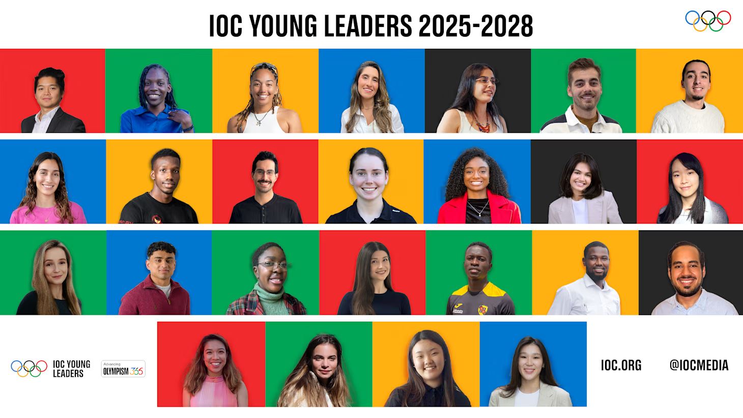 Out of more than 5 000 applications IOC Young Leaders Programme welcomes 25 new recruits for 2025 to 2028