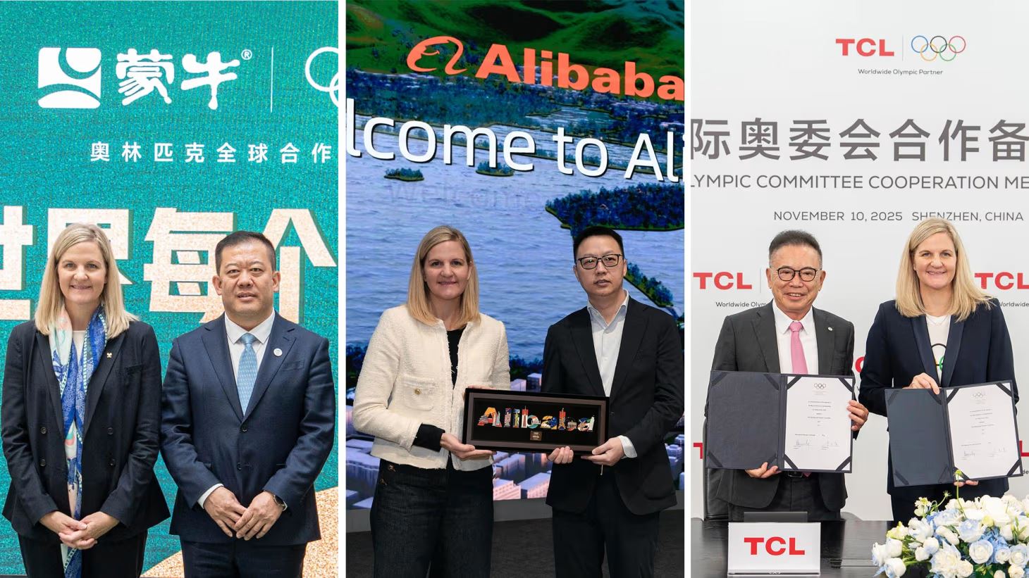 IOC President Coventry dives deep into the company cultures of three Chinese Worldwide Olympic Partners during her China