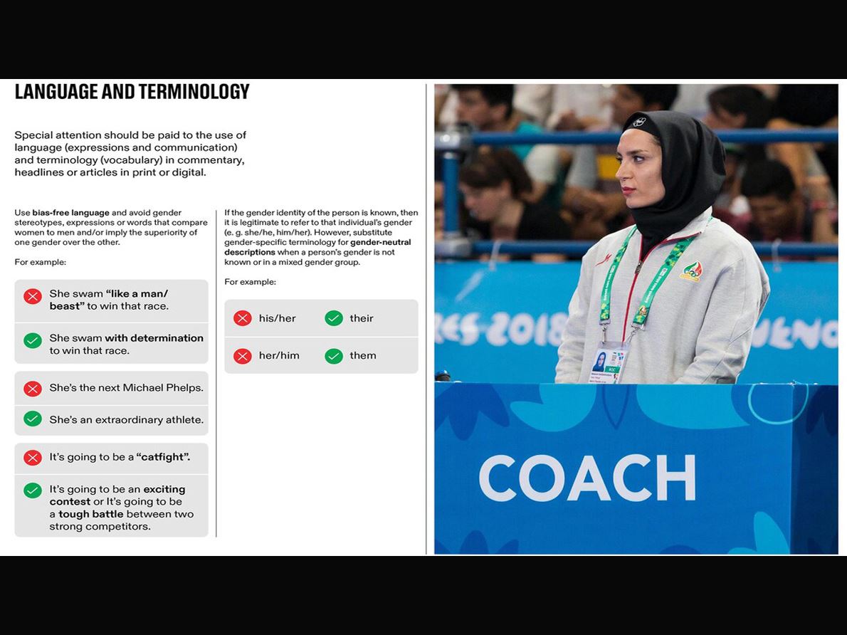 New IOC guidelines to ensure gender−equal, fair and inclusive representation in sport in Tokyo