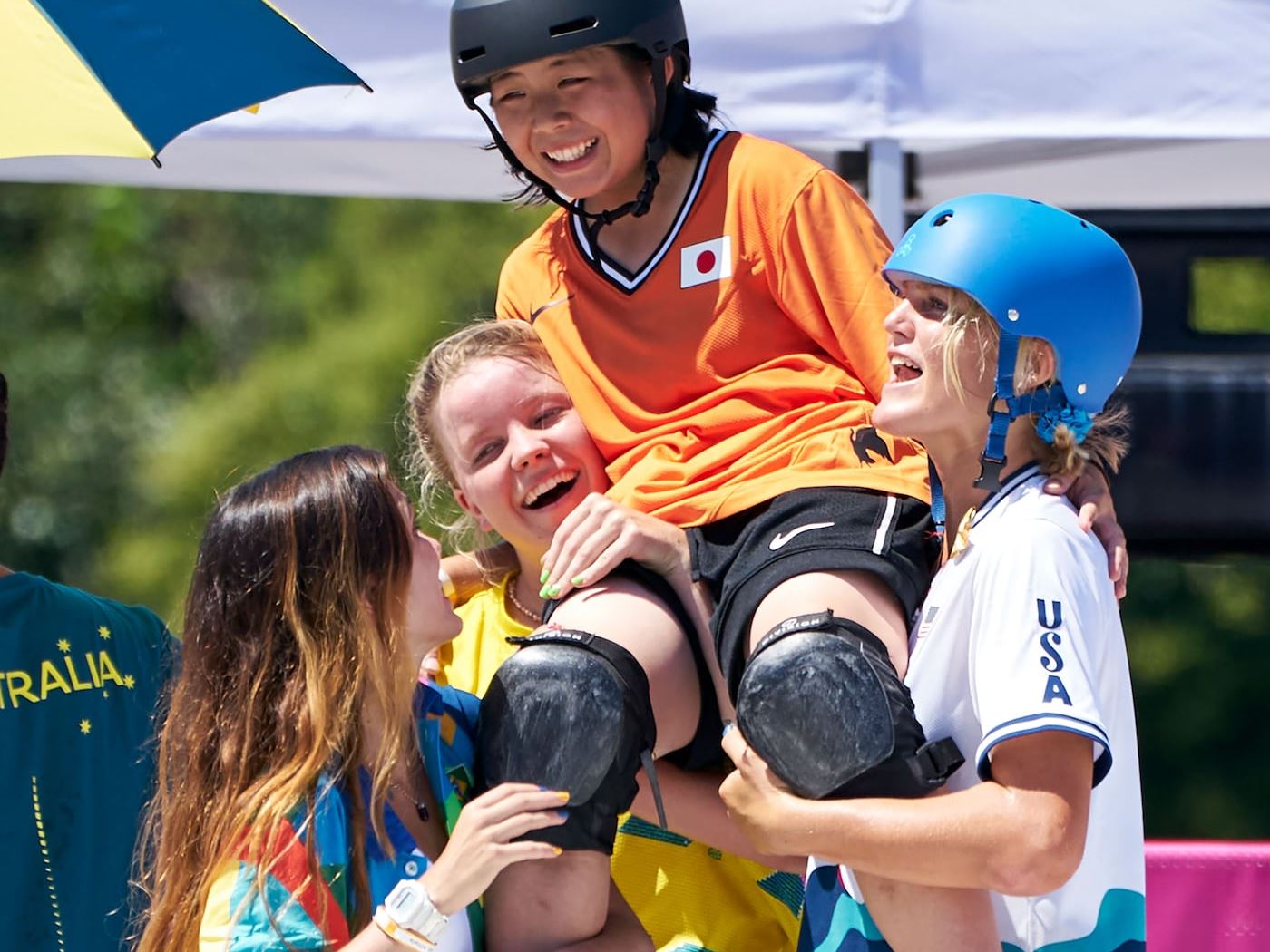 Women Skateboarders at Tokyo 2020 win Fair Play Award